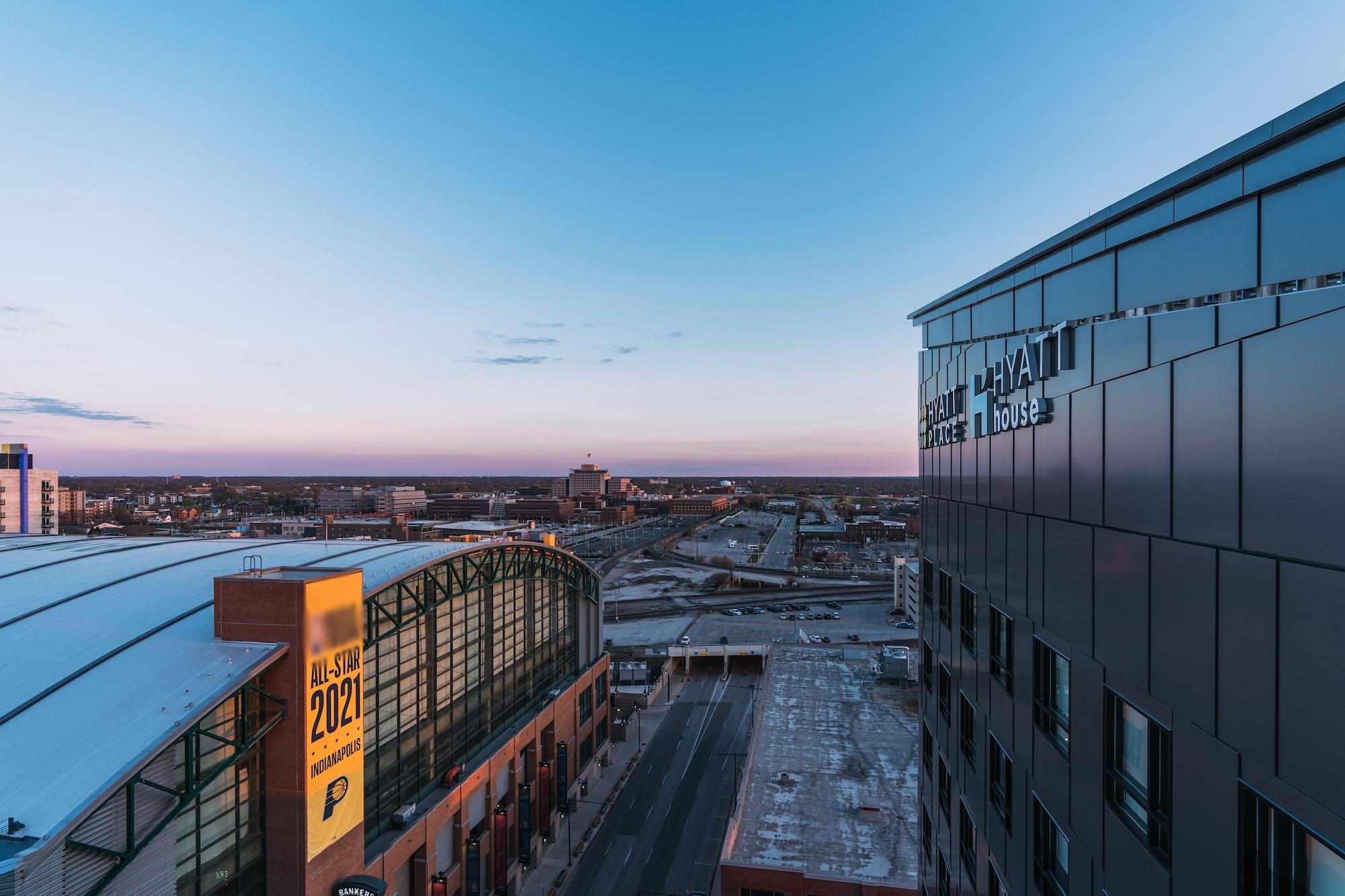 Hyatt House Indianapolis Downtown Hotell Exteriör bild
